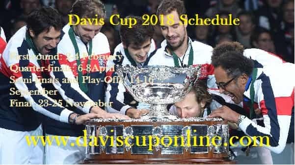 Davis Cup 2018 Schedule